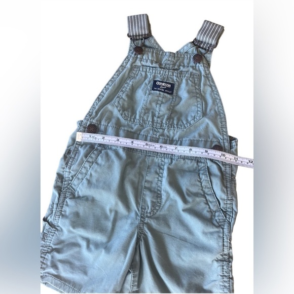 GREEN Oshkosh Overalls 2T - Picture 9 of 10
